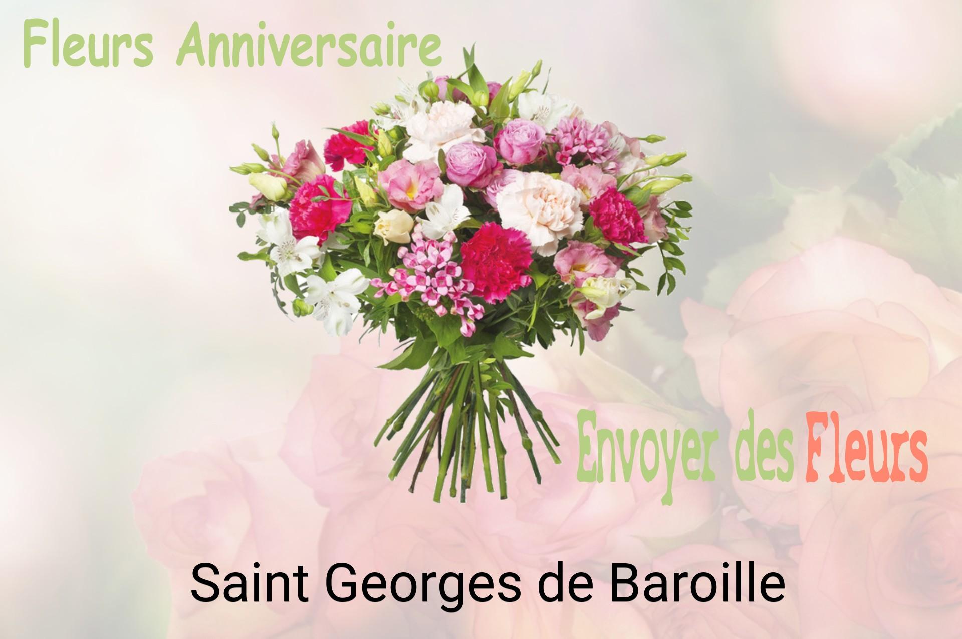Bouquet de fleurs d’anniversaire livré à Saint-Georges-de-Baroille