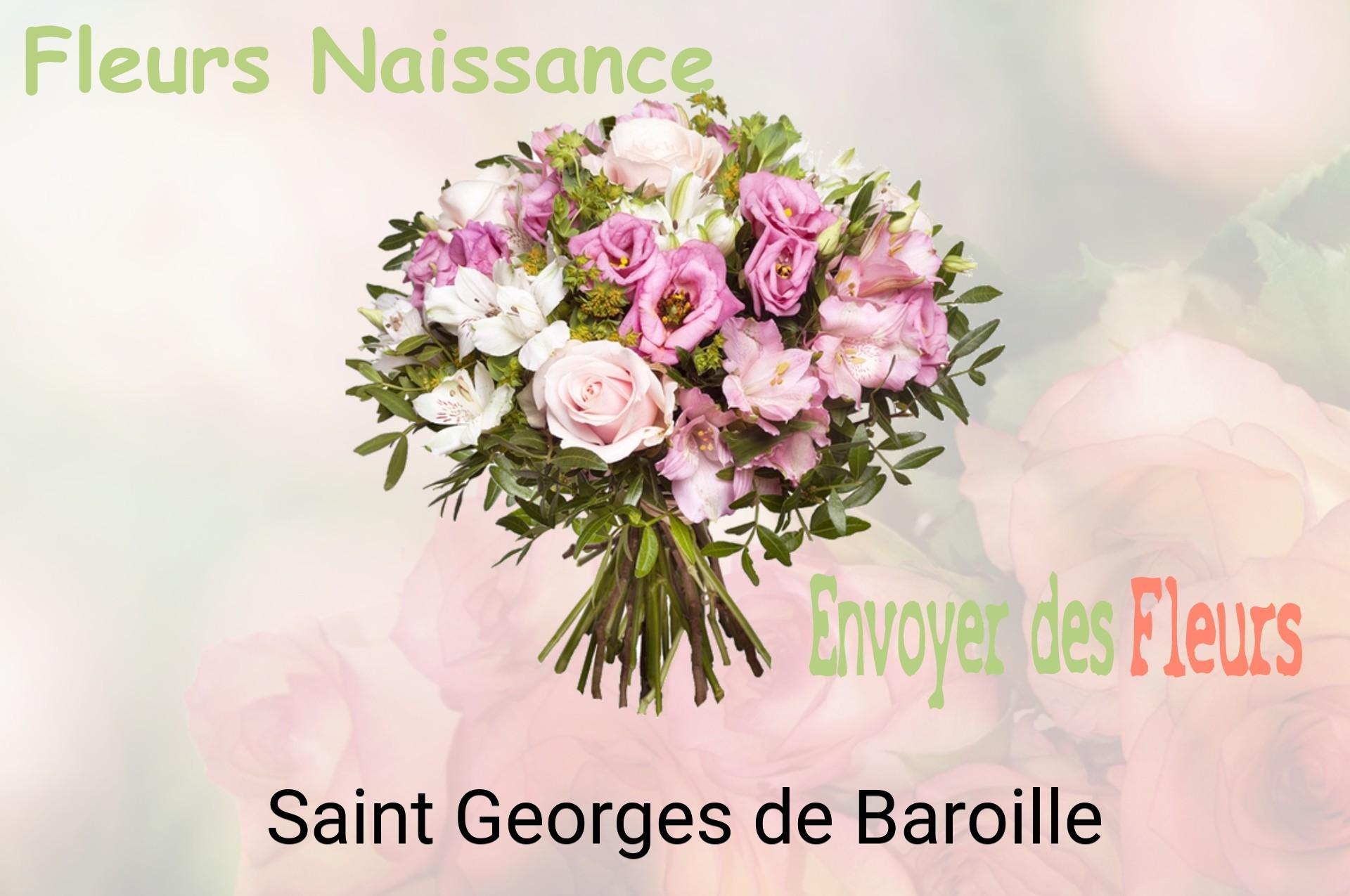 Bouquet de fleurs de naissance livré à Saint-Georges-de-Baroille